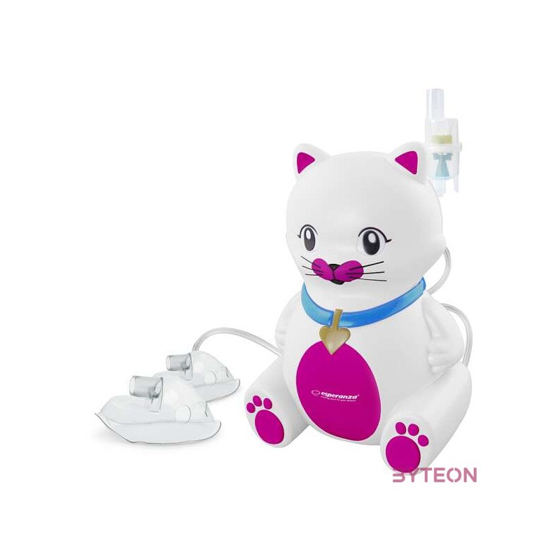 Esperanza Kitty inhalátor, fehér-rózsaszín