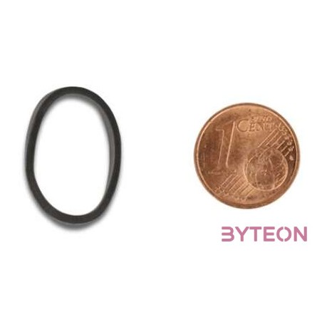 Delock Gumi gyűrű M.2 SSD és hűtőborda összefogására, 10 db. fekete