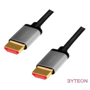 Logilink HDMI kábel, A,M - A,M, 8K,60 Hz, alu, 3 m