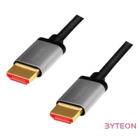 Logilink HDMI kábel, A,M - A,M, 8K,60 Hz, alu, 3 m