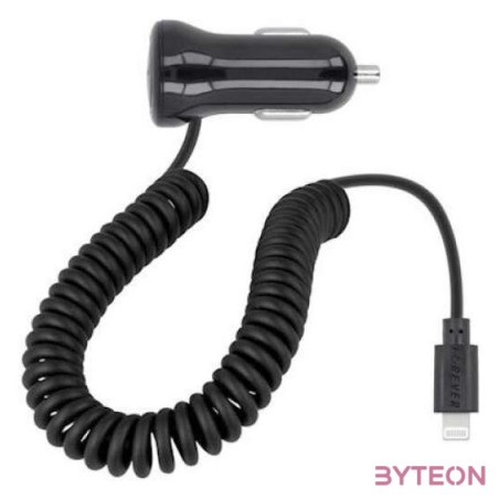 Forever M-01 Autós tölto iPhone-hoz 8-PIN 2,1A, fekete