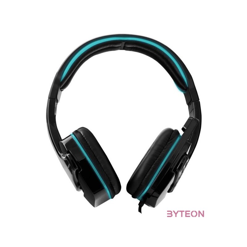 Esperanza Raven Gamer mikrofonos fejhallgató, sztereó, fekete-kék