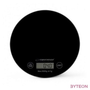 Esperanza Mango konyhai mérleg, fekete