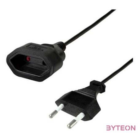 Logilink Tápkábel hosszabbító, CEE7,16, 0,2 m