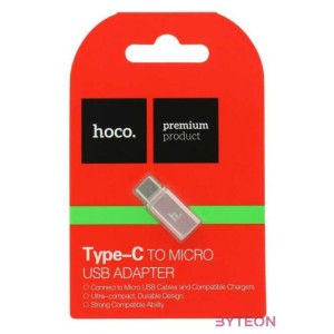 HOCO adapter Micro és C típus rózsaarany