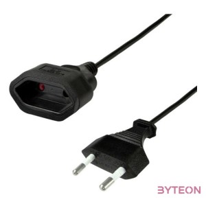 Logilink Tápkábel hosszabbító, CEE7,16, 0,2 m