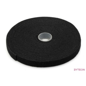 DIGITUS Hook-and-loop fastener tape fabric 10m x 15mm x 2.6mm on roll bl