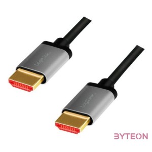 Logilink HDMI kábel, A,M - A,M, 8K,60 Hz, alu, 3 m