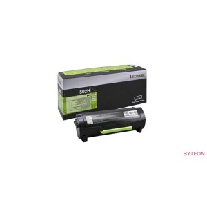 Lexmark 502H - Fekete, nagy kapacitású