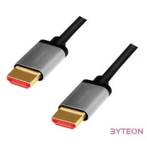 Logilink HDMI kábel, A,M - A,M, 8K,60 Hz, alu, 3 m