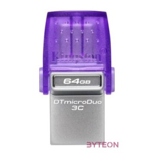 KINGSTON 64GB DataTraveler microDuo 3C 200MB,s dual USB-A  USB-C