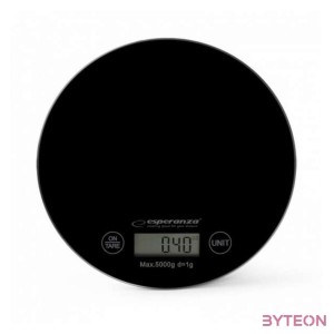 Esperanza Mango konyhai mérleg, fekete