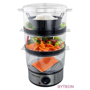 Esperanza Volcano elektromos párológép, 400 W, fekete-ezüst