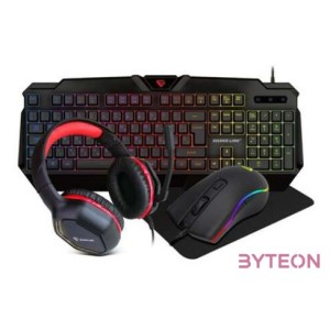 Silverline CM120 gaming combo szett 4in1 magyar billentyűzettel