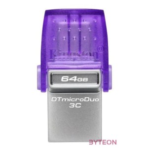 KINGSTON 64GB DataTraveler microDuo 3C 200MB,s dual USB-A  USB-C