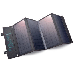 Foldable solar charger Choetech SC006 36W 1xUSB QC, 1xUSB-C PD (grey)