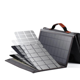 Foldable solar charger Choetech SC006 36W 1xUSB QC, 1xUSB-C PD (grey)