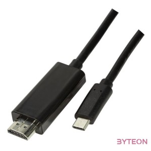 Logilink USB 3.2 Gen 1x1 USB-C M és HDMI 2.0 közötti kábel, 1,8m