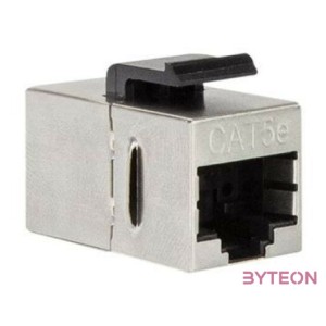 Logilink Cat.5e Keystone Inline csatlakozó, STP, 14,5 mm széles, fém