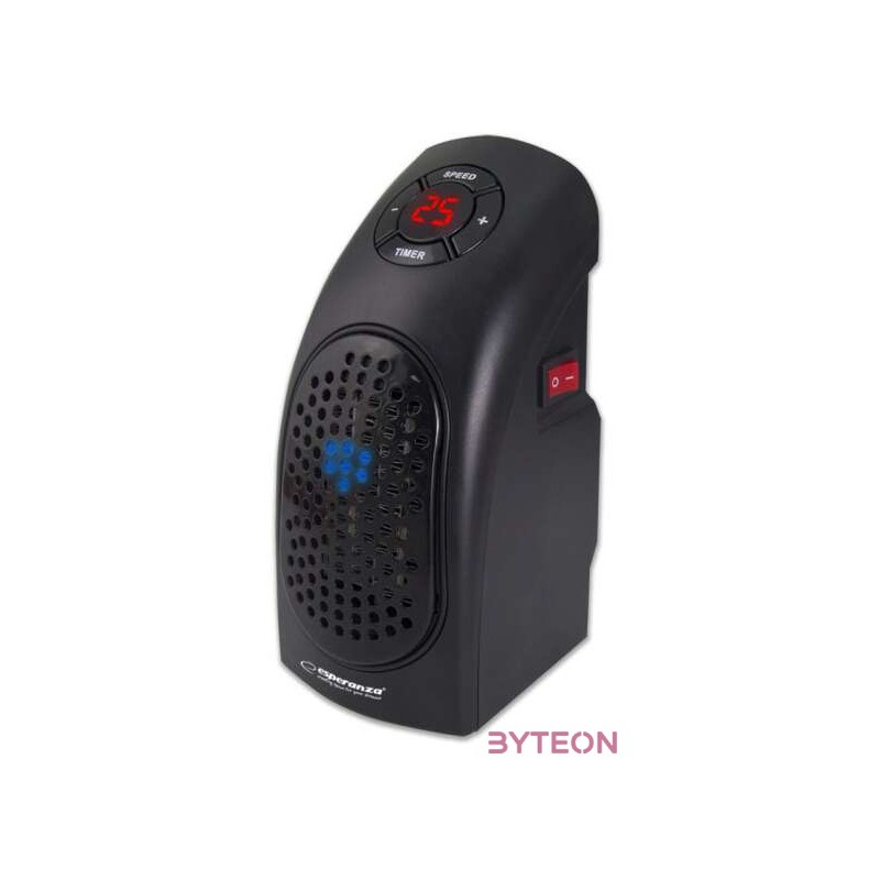 Esperanza Kalahari hősugárzó 400W, fekete