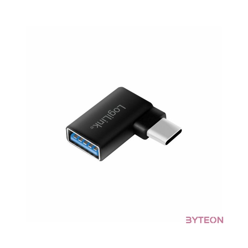 Logilink USB 3.2 Gen 1 Type-C adapter, C,M-USB-A,F, 90 -os szög