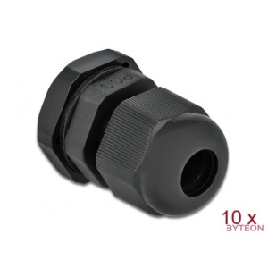 Delock PG9 tömszelence 10 db. fekete