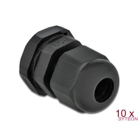 Delock PG9 tömszelence 10 db. fekete
