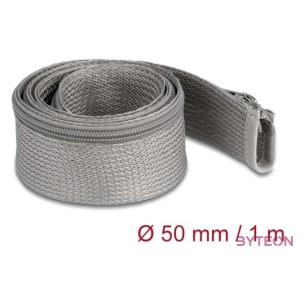 Delock Befont karmantyú zipzáras szorítóval hőállóság egészen 1 m x 50 mm-es szürke