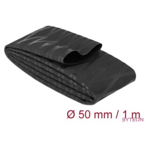 Delock Zsugorcső X-mintás nem csúszós 1 m x 50 mm fekete