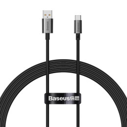 Cable USB do USB-C Baseus Superior 100W 1,5m (black)