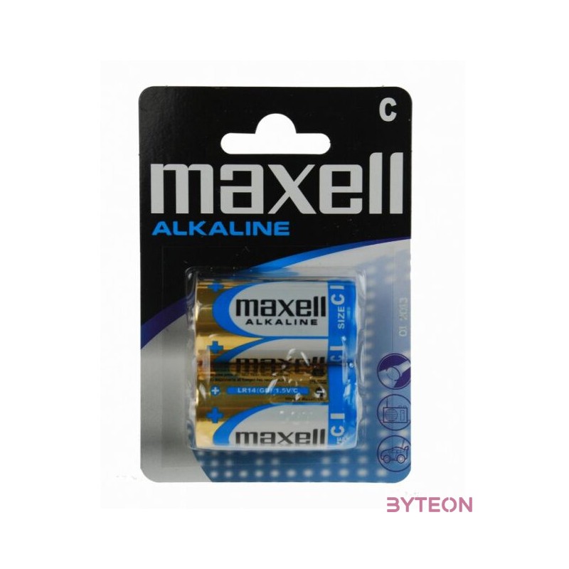 Maxell LR14x2 alkáli elem baby