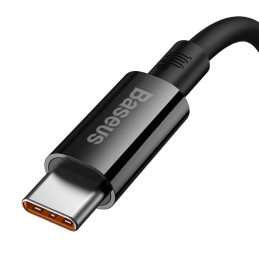 Cable USB do USB-C Baseus Superior 100W 1,5m (black)