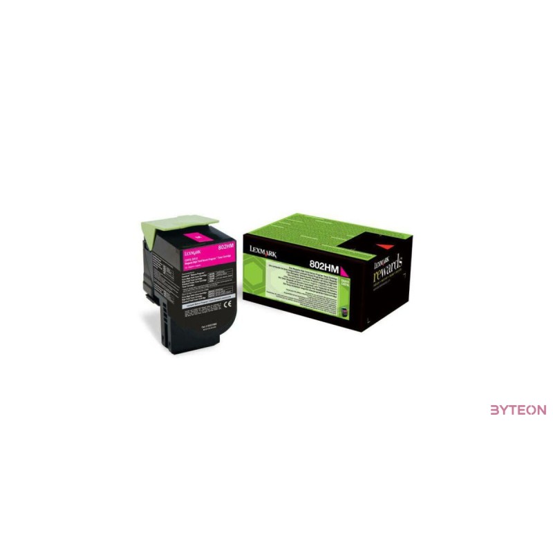 Lexmark 802HM - Magenta, nagy kapacitású