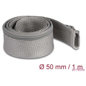 Delock Befont karmantyú zipzáras szorítóval hőállóság egészen 1 m x 50 mm-es szürke