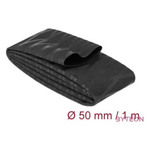 Delock Zsugorcső X-mintás nem csúszós 1 m x 50 mm fekete