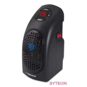 Esperanza Kalahari hősugárzó 400W, fekete