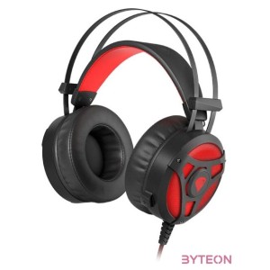 Genesis Neon 360 Gamer Sztereo fejhallgató, világítás, fekete