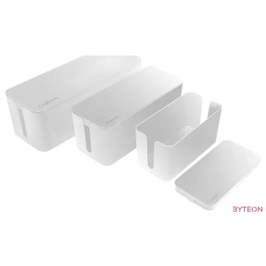 LogiLink Kábeldoboz készlet, 3 méret, fehér