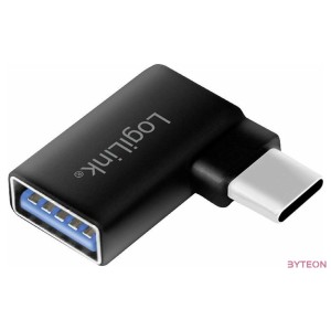 Logilink USB 3.2 Gen 1 Type-C adapter, C,M-USB-A,F, 90 -os szög