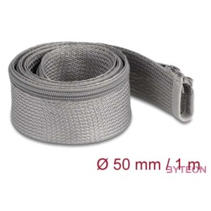 Delock Befont karmantyú zipzáras szorítóval hőállóság egészen 1 m x 50 mm-es szürke