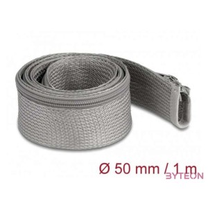 Delock Befont karmantyú zipzáras szorítóval hőállóság egészen 1 m x 50 mm-es szürke