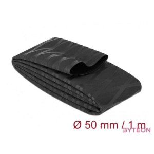 Delock Zsugorcső X-mintás nem csúszós 1 m x 50 mm fekete