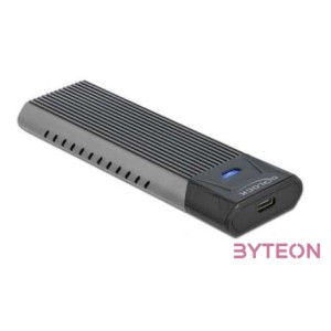 Delock Külső USB Type-C kombinált ház M.2 NVMe PCIe vagy SATA SSD eszközhöz - szerszám mentes