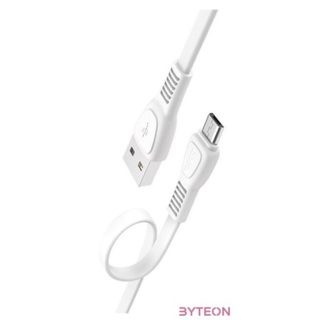 Hoco X40 Noah töltő adatkábel Micro-hoz, fehér