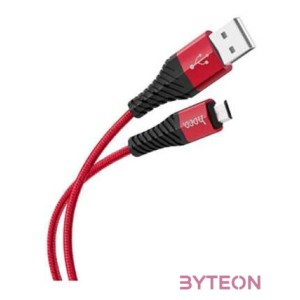 HOCO X38 micro USB kábel piros