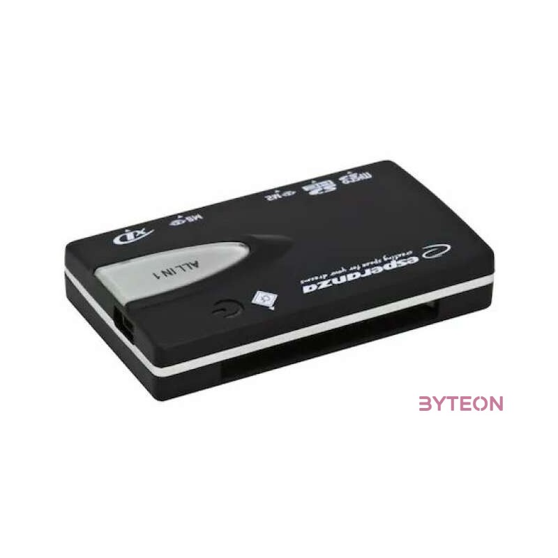 Esperanza all in one kártyaolvasó USB2.0, fekete