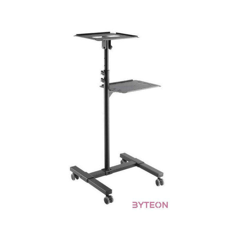 Logilink Görgős projektor,laptop állvány, állítható magasságú, dönthető, max. 10 kg