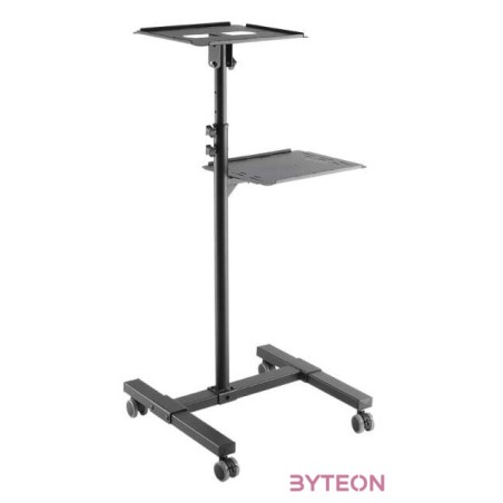 Logilink Görgős projektor,laptop állvány, állítható magasságú, dönthető, max. 10 kg