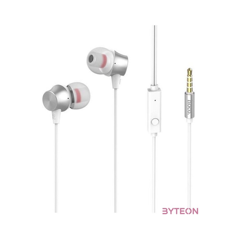 HOCO M51 fülhallgató mikrofonnal fehér