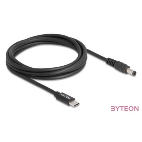 Delock Laptop töltőkábel USB Type-C apa - 5,5 x 2,1 mm apa